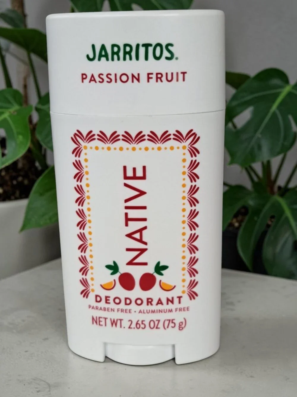 Native Jarritos Passion Fruit Aluminum-Free Deodorant, Unisex 2.65 oz, Limited